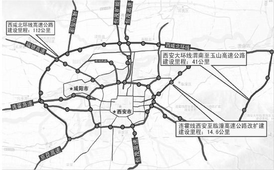 大秦城事 三秦大地 正文  "这次签约的三条高速公路分别是西咸北环线图片