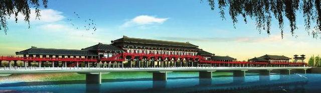 全国首座秦风格 横跨渭河双层人行景观桥7月施工