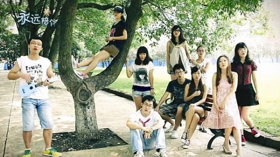 大学生自导自演MV 被称“史上最美高校宣传片”_大秦网_腾讯网