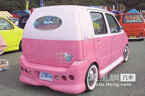 超级可爱的铃木北斗星--日本改装卡通汽车