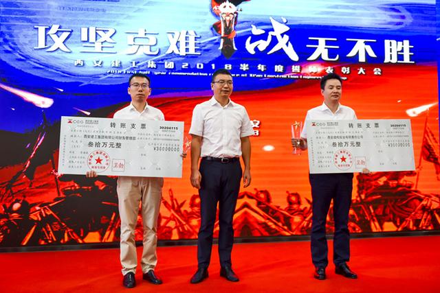 西安建工集团召开2018半年度誓师表彰大会