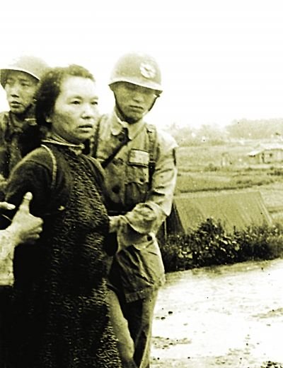 1950年6月,朱枫于台北马场町刑场就义.