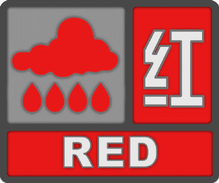 汉中发暴雨红色预警 南郑大部降水量达100毫米