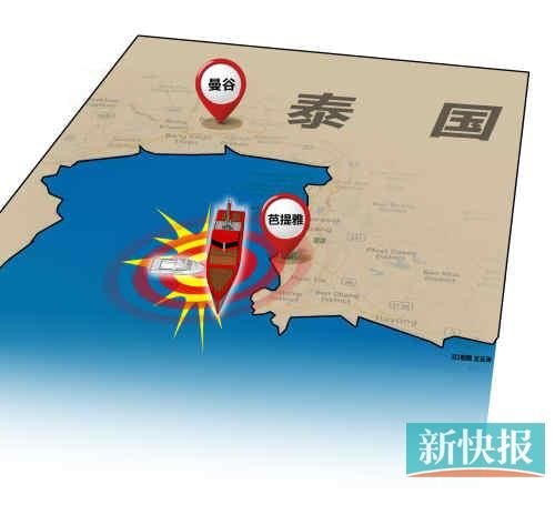 泰国芭提雅发生快艇相撞事故 中国游客2死7伤