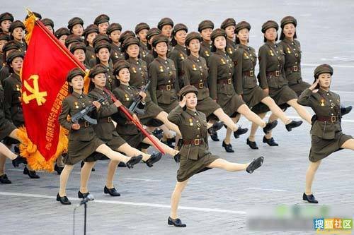 各国<em>女兵检阅</em>大比拼