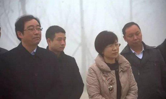 襄城区党政考察团考察樊城两改两迁项目建设
