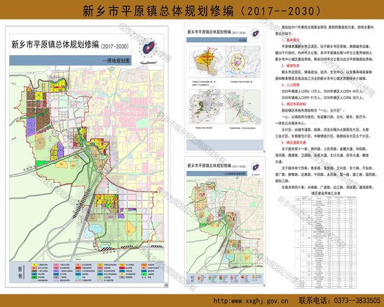 新乡市平原镇总体规划修编(2017--2030)