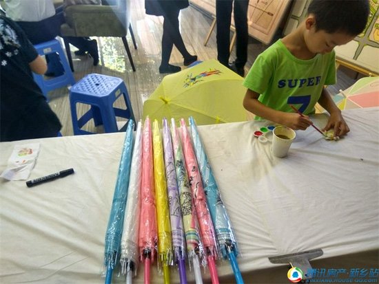 理想国·北金彩绘雨伞DIY活动温馨落幕_房产