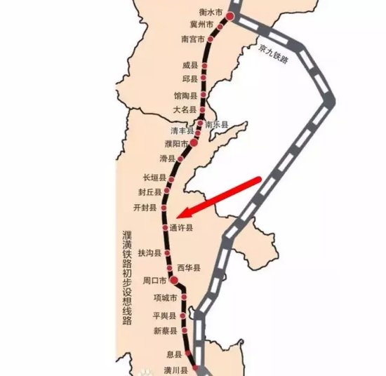 一,是该线路的规划建设,可弥补豫东地区间的铁路空白,形成北接陇海