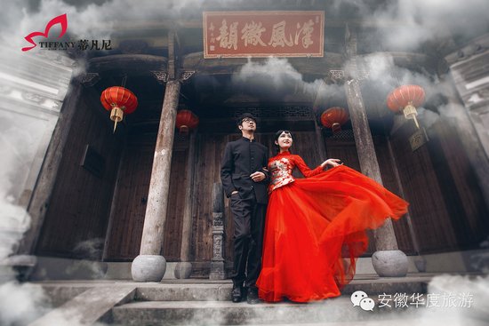 新安江婚纱照_...对新人在黄山市新安江公园拍摄婚纱照.--- 图片浏览(2)