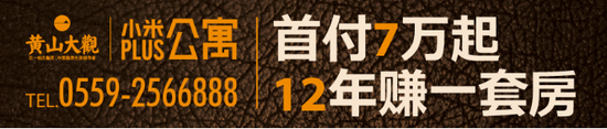 【黄山大观】小米PLUS公寓4月26日盛大开盘