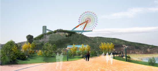 【新港国际城】摩天轮吊装工程正式启动_频道