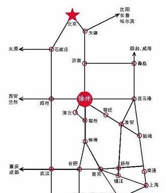 徐连高铁将建 徐州未来将成为双十字铁路枢纽