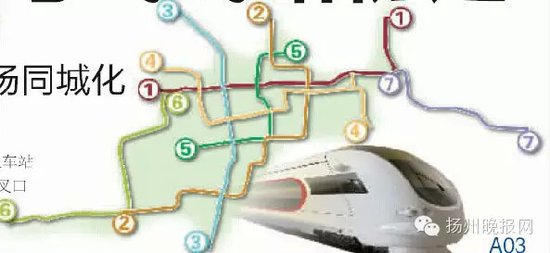 扬州地铁规划通过专家论证 先规划建设1.2.5号
