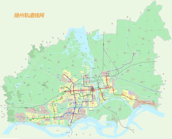 扬州城轨建设实现大跨越 构建都市圈综合交通
