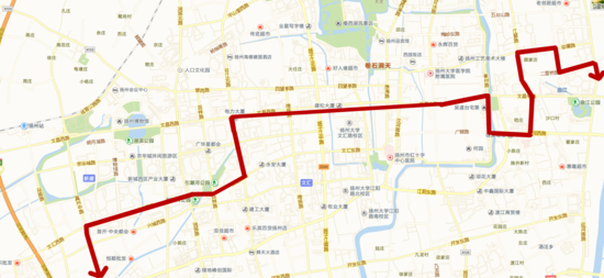 86路公交路线图