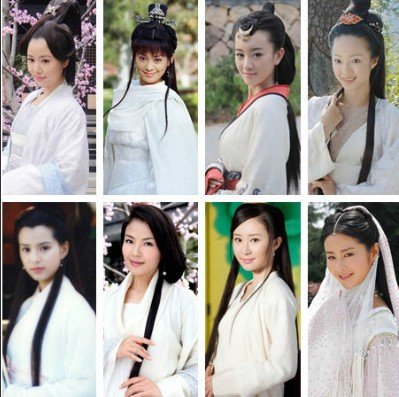 盘点影视剧中的古装白衣美女图片