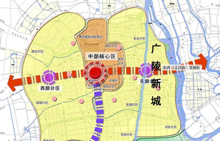 扬州城 变心 了:广陵新城扬州新中心-古运河-广