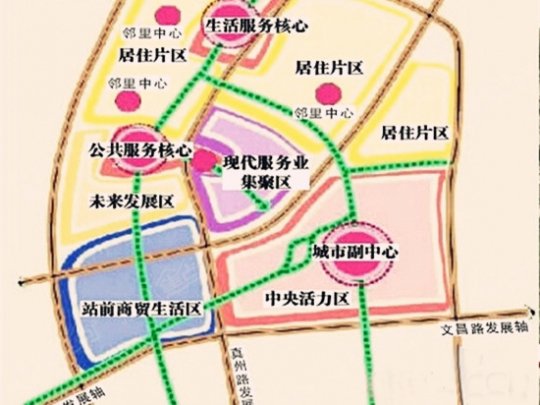 西区新城新蓝图规划确定 强势崛起成扬州新中心