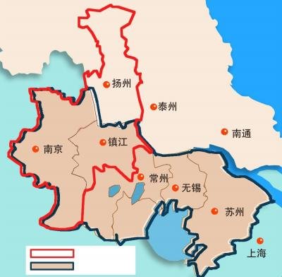 《规划》提出,苏南地区南京,无锡,常州,苏州和镇江五市,到2030年全面图片