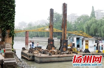 新跃进桥桩基施工_频道-扬州