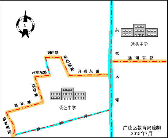 扬州2015市直公办初中施教区公布图片