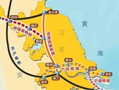 徐宿淮盐铁路获批复 扬州即将迈入轨道交通大
