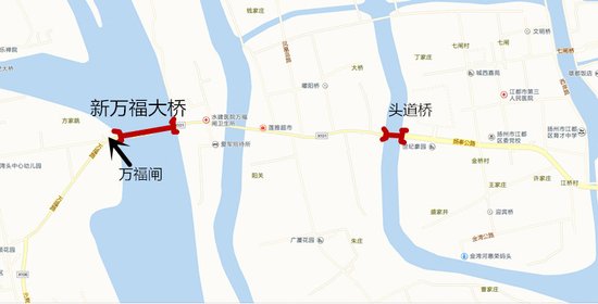 新万福路:连接江都与扬州主城区一条重要大动脉图片