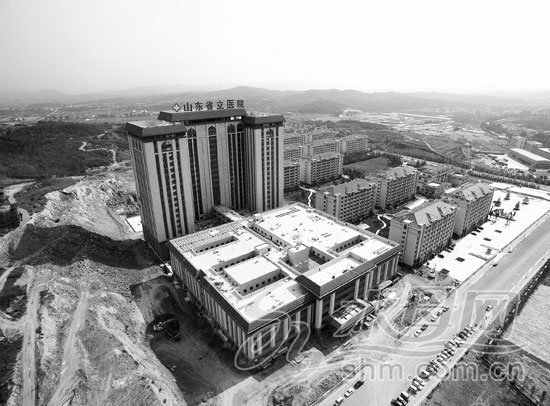 烟台西部有了三甲医院 鲁东医院主体工程完工