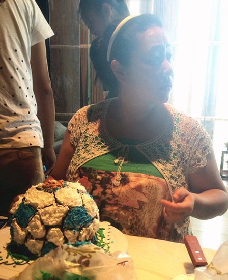 富春山居首现3D足球蛋糕 世界杯美食季震撼开