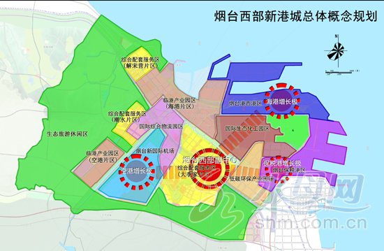 烟台西部新港城规划:大季家火车站将成西部副