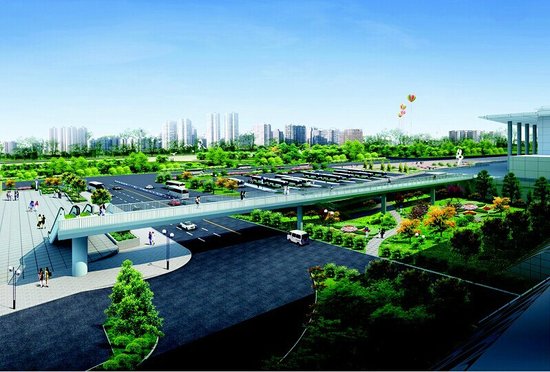 宜昌东站与客运中心站人行天桥近期将开始施工