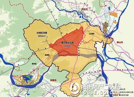 肇庆新区高速发展一轴两带三区_频道-肇庆