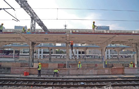 镇江老火车站改造紧张施工_频道-镇江