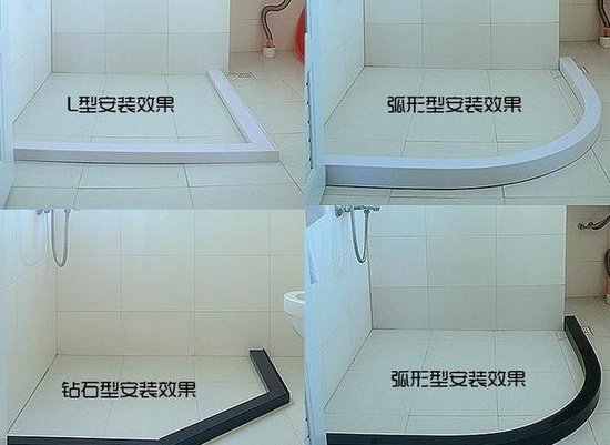 要想浴室不会溅水,只需安装挡水条,半小时搞定!