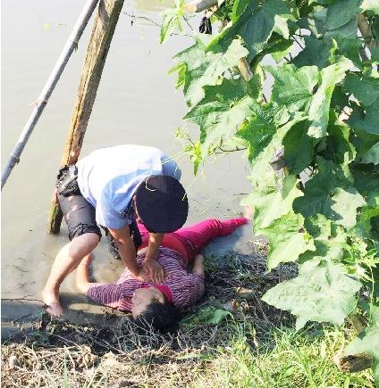 温州乐清警方救起一名溺水女 身份不明现寻找家人