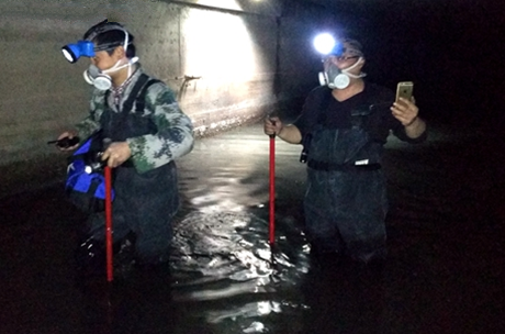 浦江治水活地图 青春脚步丈水情