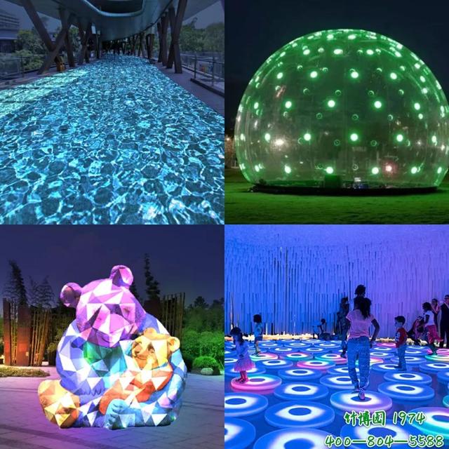 安吉竹博园打开“国庆夜游梦幻之旅”还有八大豪礼相送
