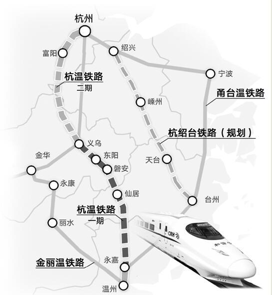 杭州到温州只要1小时 这条高铁明年将全线开工