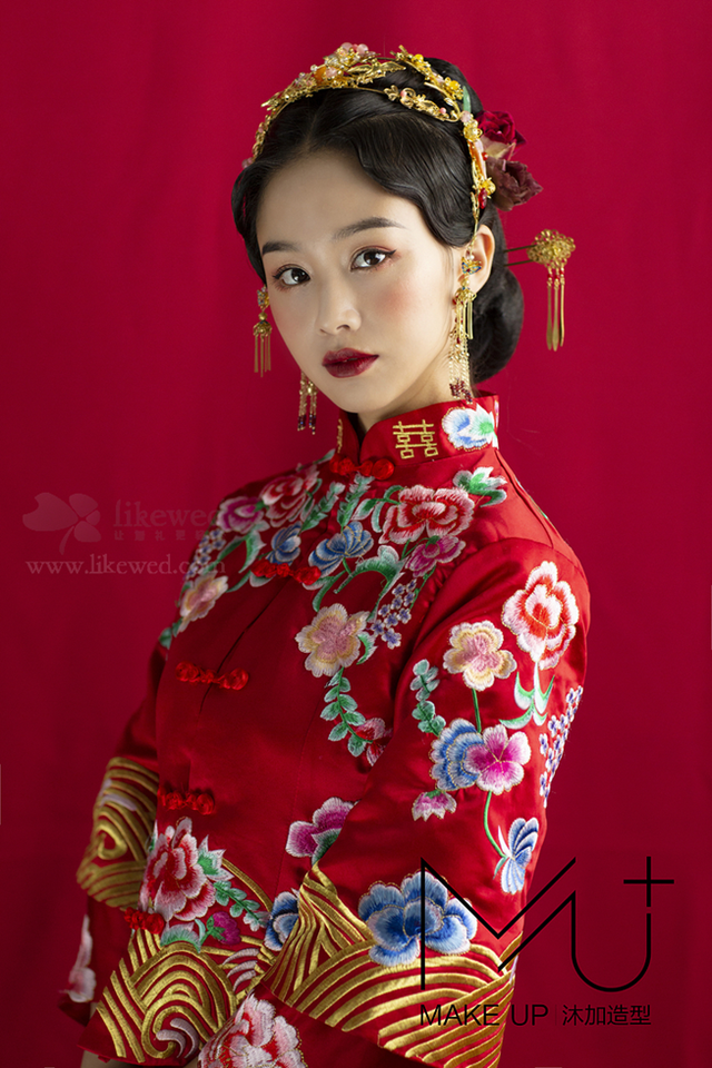 中式新娘造型 美艳不可方物