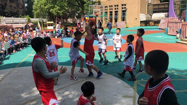钱江湾幼儿园QBA篮球赛开始啦