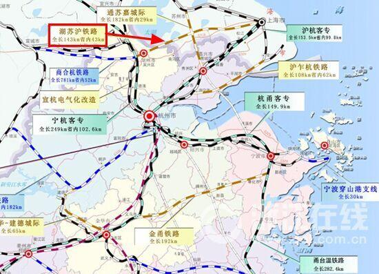 湖州到苏州将开通直达高铁 沪苏湖城际铁路明
