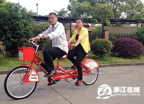 杭州试行双人公共自行车租赁 每小时收费10元