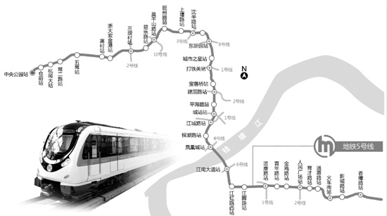 地铁5号线江晖路站昨起开工 预计2019年建成