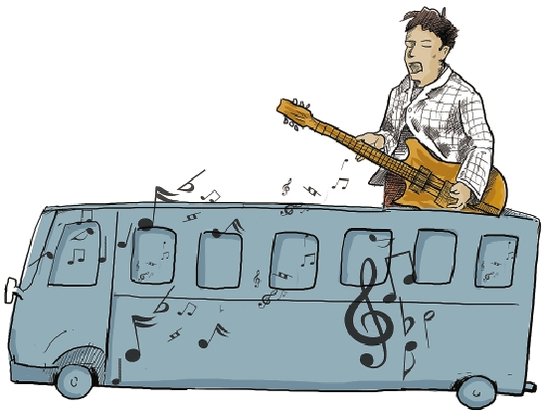 14路上起“春天里” 公交车卖唱有褒有贬