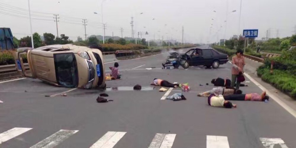 慈溪惨烈车祸刷爆朋友圈