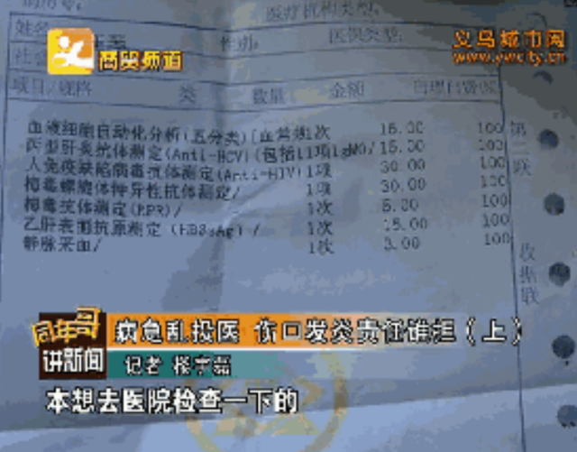 义乌一男子病急乱投医