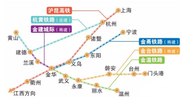 金建铁路有望2020年建成通车 兰溪将跨入高铁时代