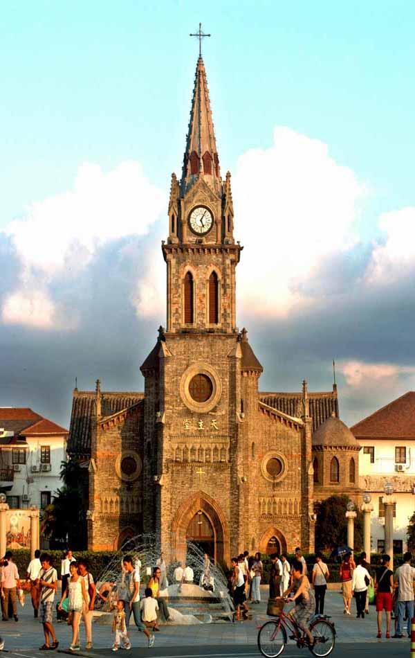 回忆美丽教堂昔日景象_大浙网_腾讯网