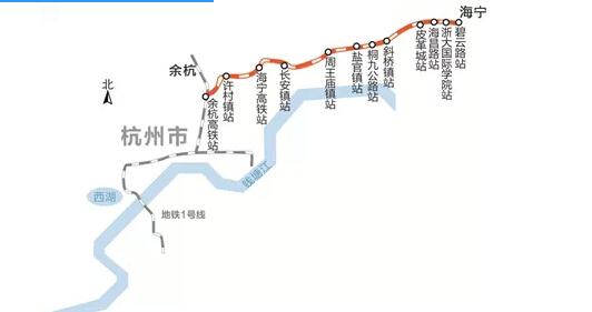 浙江明年将建城际铁路 从杭州到临安20分钟